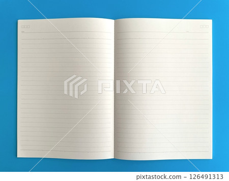 An open notebook 126491313