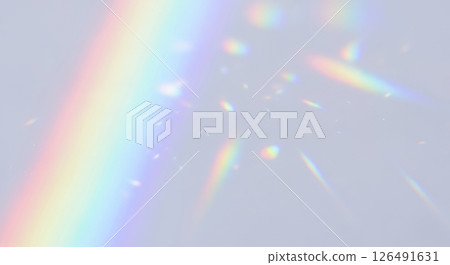 The fantastic glow of a prism with soft light spreading (AI-generated image) 126491631