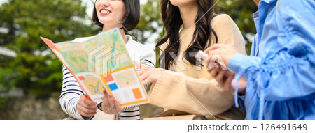 Portrait of a woman traveling 126491649