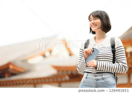 旅行的女人的肖像 旅行的女人的肖像 126491651