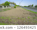 A small field beside the road 126493425