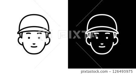 臉線圖示 臉線圖示 126493975