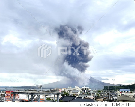 Sakurajima to raise plume 126494113