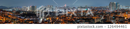 Seoul night cityscape view, South Korea travel 126494461