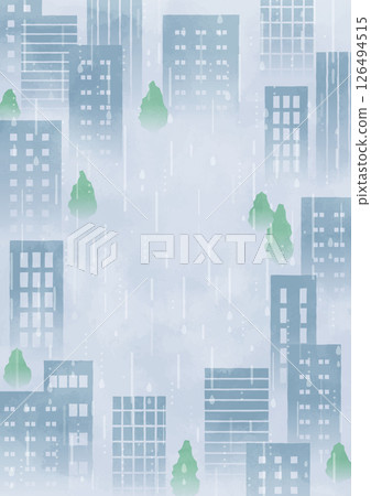 陰雨連綿的商圈 126494515