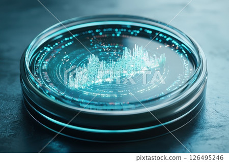 3D Rendered Futuristic Accounting Dashboard with Digital Data Representation in Vibrant Colors 3D Rendered Futuristic Accounting Dashboard with Digital Data Representation in Vibrant Colors 126495246