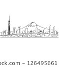 Tokyo Urban Landscape 126495661