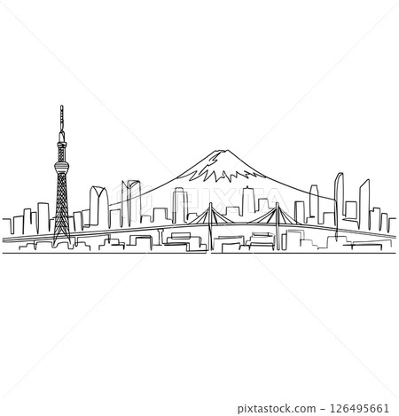 Tokyo Urban Landscape Tokyo Urban Landscape 126495661