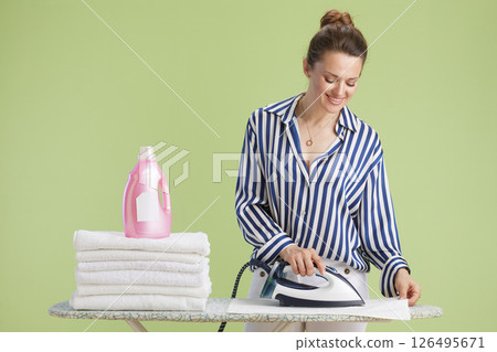 Ironing with care and detergent Ironing with care and detergent 126495671