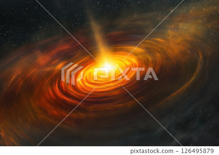 Dazzling Supernova Explosion Sending Colorful Ripples through Space Dazzling Supernova Explosion Sending Colorful Ripples through Space 126495879
