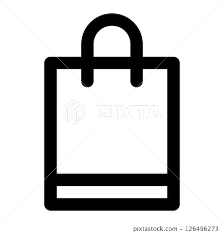 shopping bag icon shopping bag icon 126496273