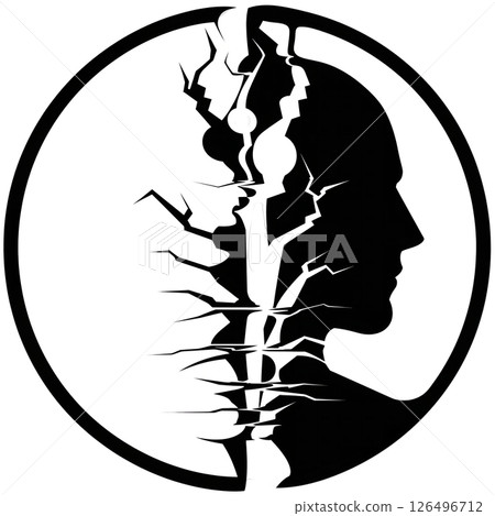 The Fractured Mind: A symbolic representation of mental health challenges. The Fractured Mind: A symbolic representation of mental health challenges. 126496712