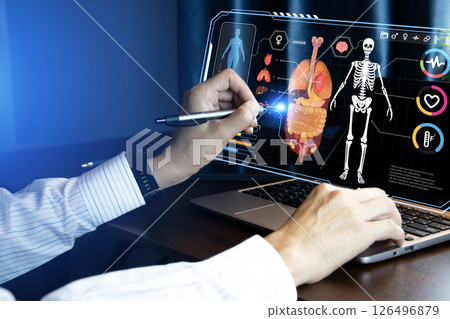 Researchers use AI programs to analyze and review medical research 126496879