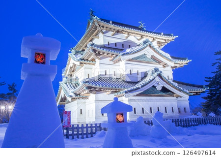 Hirosaki Castle Snow Festival 126497614