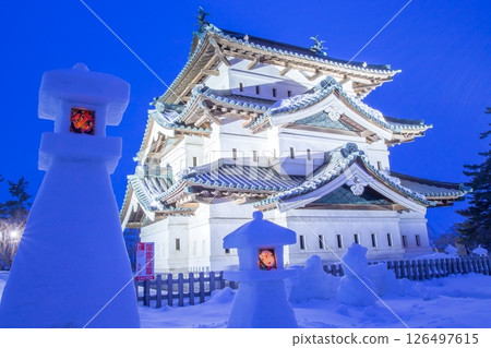 Hirosaki Castle Snow Festival Hirosaki Castle Snow Festival 126497615