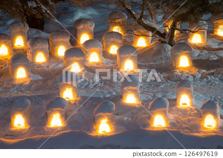 Hirosaki Castle Snow Festival 126497619