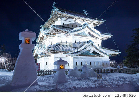Hirosaki Castle Snow Festival Hirosaki Castle Snow Festival 126497620