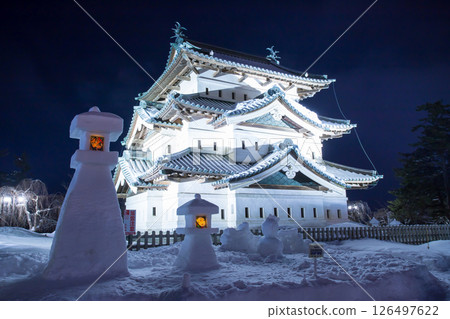 Hirosaki Castle Snow Festival 126497622