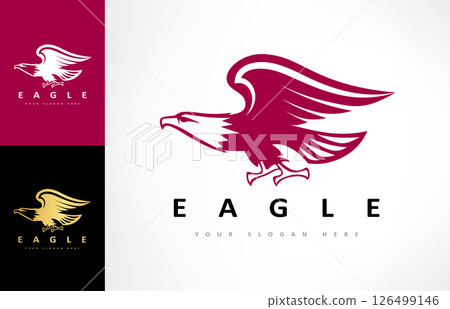 Eagle logo bird vector. Animal design 126499146