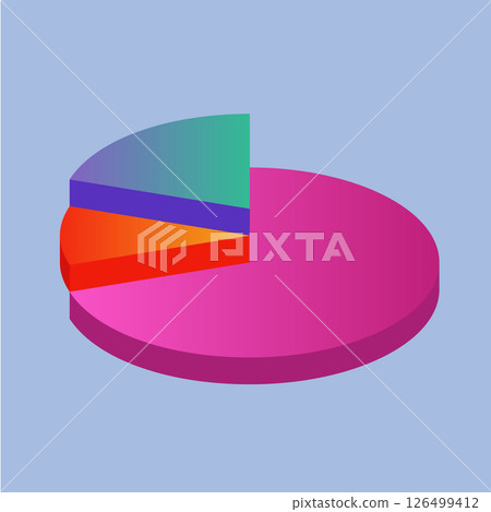 Vector symbol diagram or chart icon isolated.  126499412