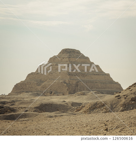 desert, egypt, pyramid 126500616