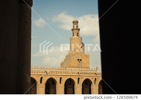 mosque, tower, building 126500674