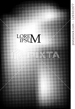 Halftone dot background. hand drawing. Not AI, Vector illustration. Halftone dot background. hand drawing. Not AI, Vector illustration. 126501977
