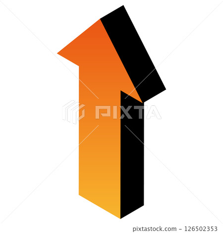 箭頭的等距插圖 126502353