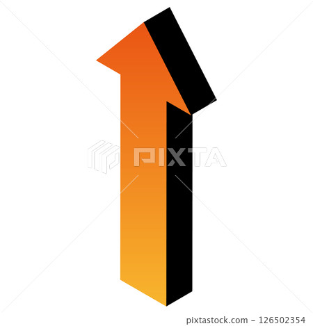 箭頭的等距插圖 126502354