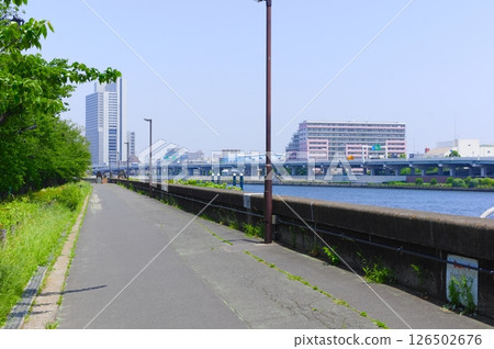 Around Kototoibashi, Taito Ward, Tokyo May 2025 126502676