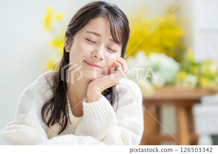 年輕的女士的肖像 126503342