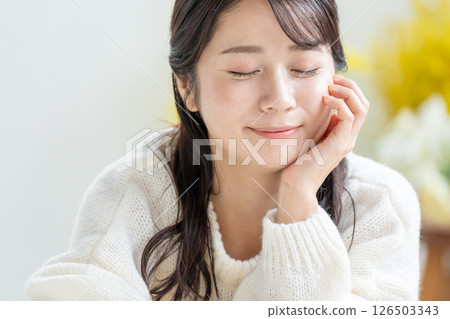 年輕的女士的肖像 126503343