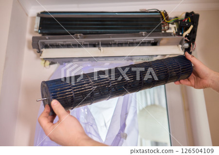 Air Conditioning Maintenance Proper Cleaning of the Filter for Optimal Performance and Comfort Air Conditioning Maintenance Proper Cleaning of the Filter for Optimal Performance and Comfort 126504109