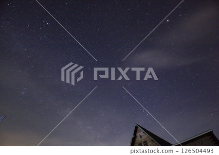 Starry night, beautiful starry sky, Milky Way and Scorpio Starry night, beautiful starry sky, Milky Way and Scorpio 126504493