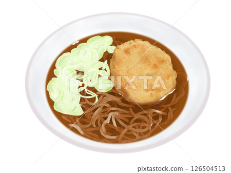 炸丸子蕎麥麵 126504513