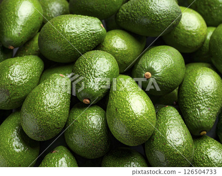 Avocado background AI generated image 126504733