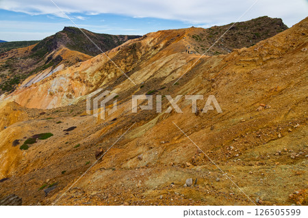 Adatara-Umanose Crater Wall and Mt. Tetsuzan 126505599