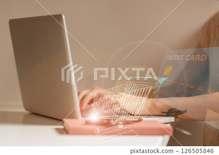 Electronic commerce image material 126505846