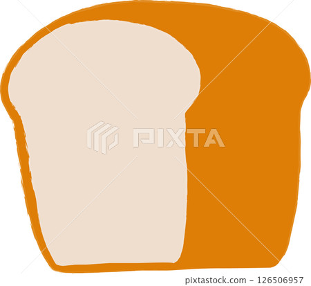Illustration of simple bread Illustration of simple bread 126506957