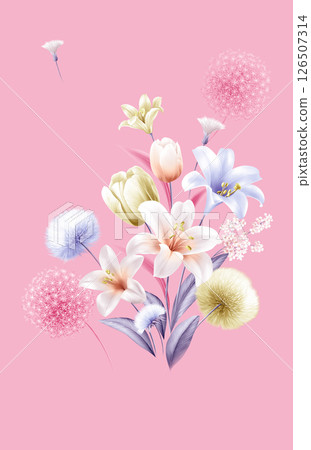 Creative Hand Drawn Floral and Scrollwork Pattern Illustrations Creative Hand Drawn Floral and Scrollwork Pattern Illustrations 126507314