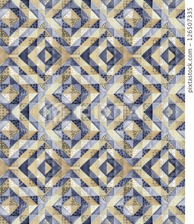 Creative Hand Drawn Floral and Scrollwork Pattern Illustrations 126507335