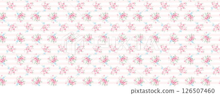 Elegant Hand Painted Curly Flower Motif Art Compositions Elegant Hand Painted Curly Flower Motif Art Compositions 126507460