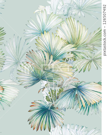 Whimsical Handmade Scroll Floral Design Sketch Graphics 126507492