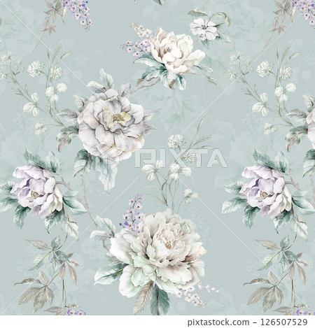 Whimsical Handmade Scroll Floral Design Sketch Graphics Whimsical Handmade Scroll Floral Design Sketch Graphics 126507529