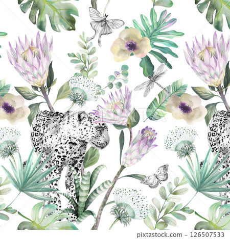Whimsical Handmade Scroll Floral Design Sketch Graphics 126507533