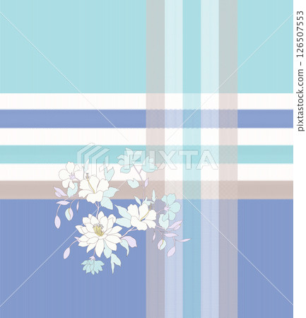 Whimsical Handmade Scroll Floral Design Sketch Graphics 126507553