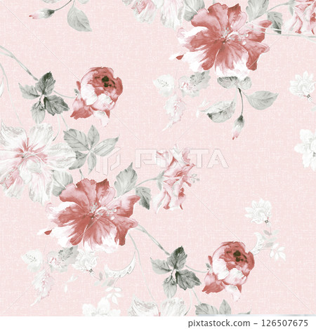 Unique Hand Illustrated Curly Floral and Scroll Motif Works Unique Hand Illustrated Curly Floral and Scroll Motif Works 126507675