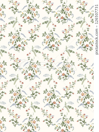 Unique Hand Illustrated Curly Floral and Scroll Motif Works Unique Hand Illustrated Curly Floral and Scroll Motif Works 126507731