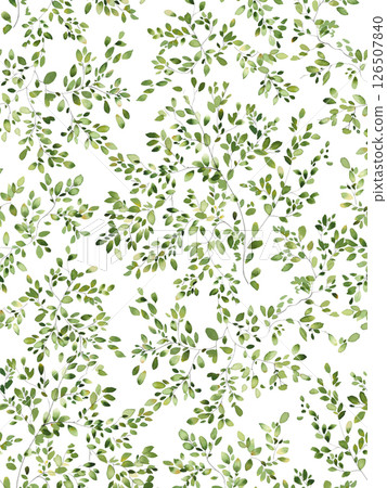 Exquisite Hand Rendered Flower Scroll Pattern Creations 126507840