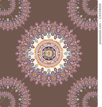 Stunning Vintage-Inspired Floral Scrollwork Art Drawings 126508008